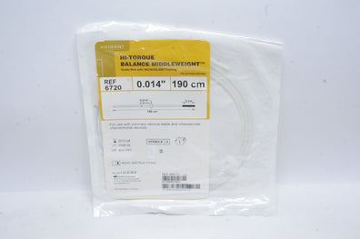 Guidant 6720 Hi-Torque Balance Middleweight Guide Wire 0.014inch x 190cm (x)